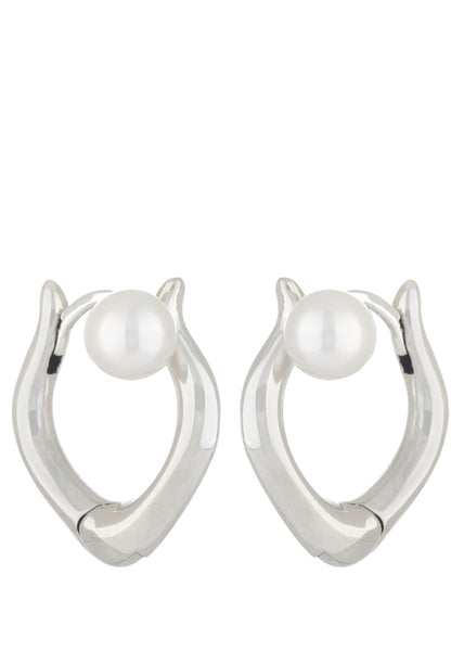 ★MZUU★Jiyoungdorner Hoop Earrings Silver925 MEDIUM 글로벌