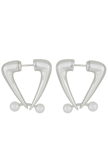 Astro Hoops in Silver