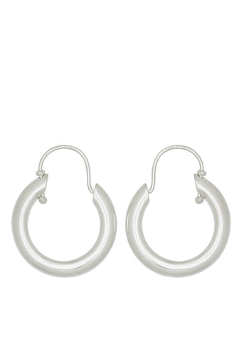 Swivel Hoops in Silver