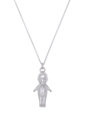 Baby Diamonds Necklace in Silver