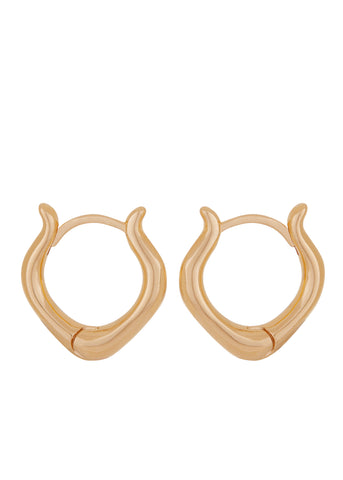 Juju Hoops in Gold