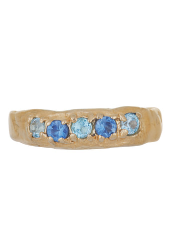 Mother Ring - Sapphire Blue Topaz