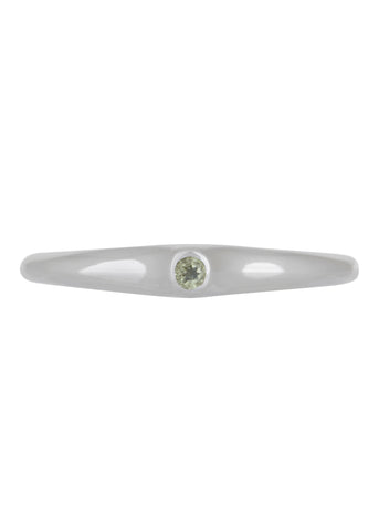 Dulce Ring in Silver - Peridot