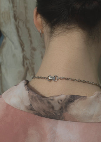 Tropicana Necklace in Silver - Rosa