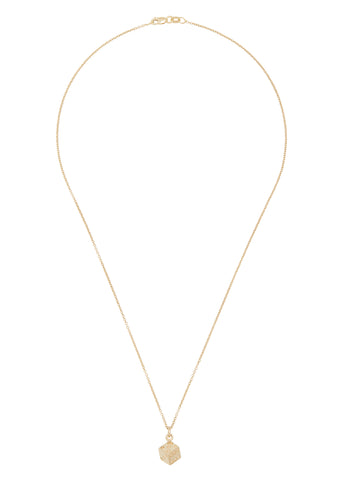 Dice Necklace in 14k - Solid