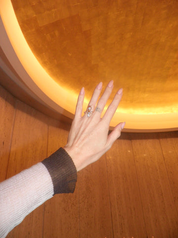 Baby Diamonds Ring in Sterling Silver