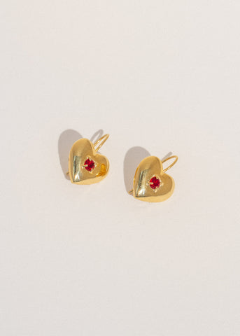 Lover Earrings in Gold - Polished