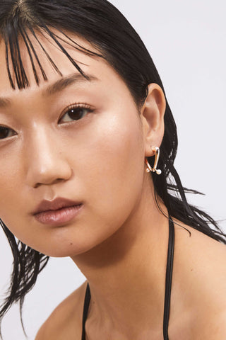 Astro Hoops in Silver