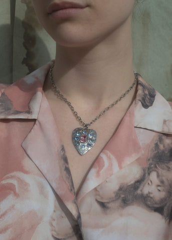 Tropicana Necklace in Silver - Rosa