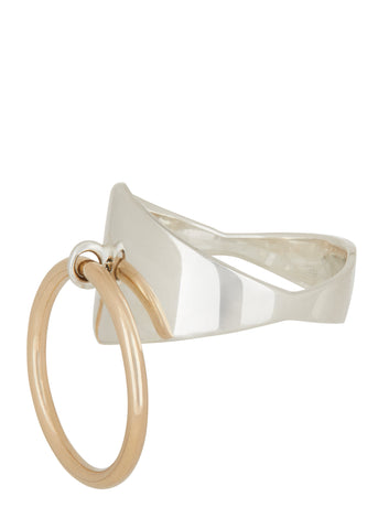 Odalisque Ring with 14k Loop in Sterling Silver