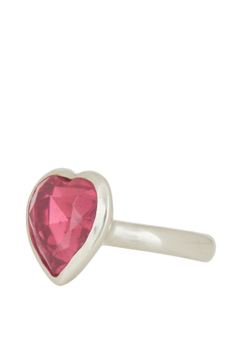 Lovely Ring in Sterling Silver - Rosa