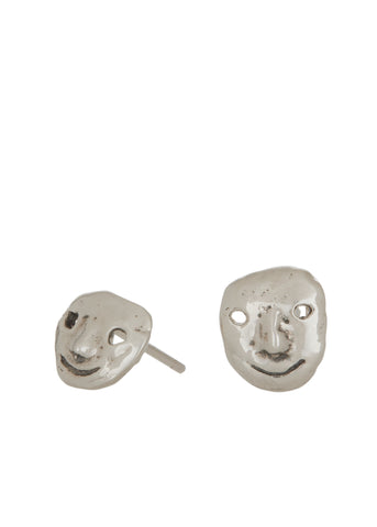 Street Life Studs in Sterling Silver