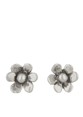 Mini Daisy Studs in Sterling Silver - Solid