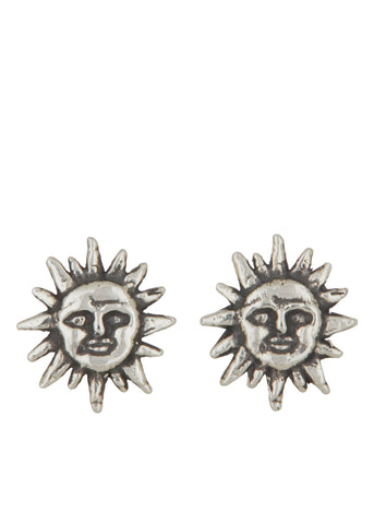 Mini Soleil Studs in Sterling Silver