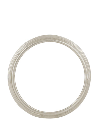Column Band 5.5mm in White Gold