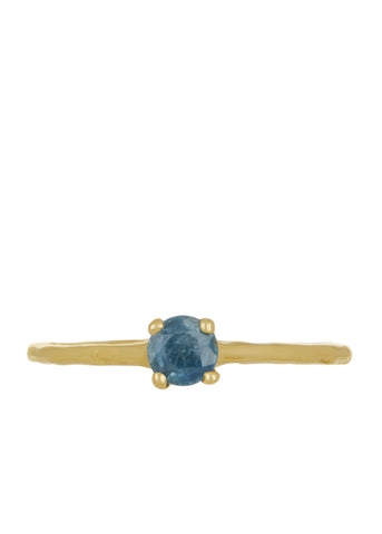 Princess Ring - Blue Sapphire