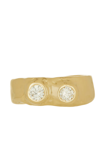 Felt Ring Divine in 14k - Diamonds