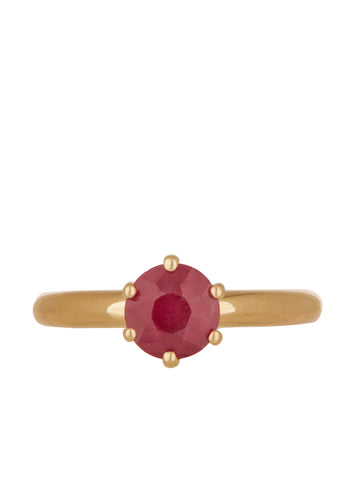 Queen Ring - Ruby