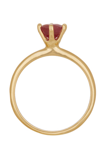 Queen Ring - Ruby