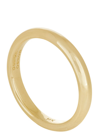 Socorro Band 4mm in 14k
