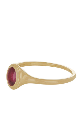 Ondine Ring - Faceted Ruby