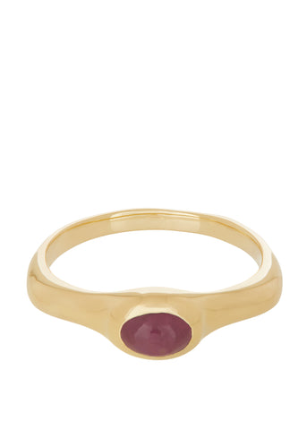 Cecil Ring in Gold - Ruby