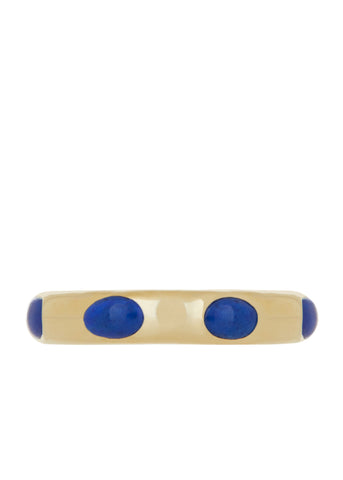 Orbital Ring in 14k - Lapis