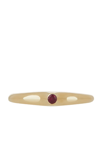 Dulce Ring in Gold - Faceted Ruby