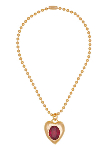 Pacha Necklace in Gold - Ruby