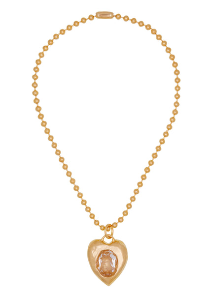 mondo mondo ネックレス Crystal Choker in Gold Crystal Choker in Gold – Mondo Mondo