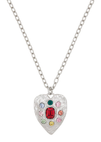 Tropicana Necklace in Silver - Multi