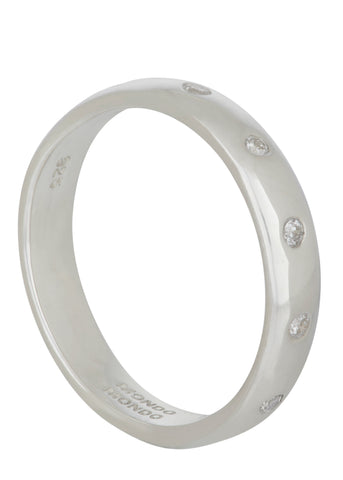 Fortuna Ring in Sterling Silver - Diamond