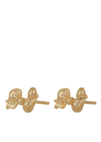 Mini Bow Studs in 14k