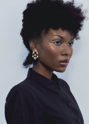 Cardinal Earrings - Red