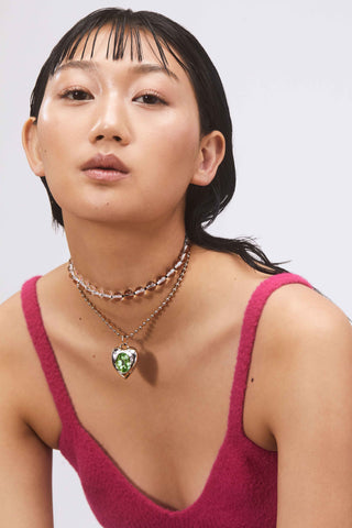 Pacha Necklace in Silver - Lizard
