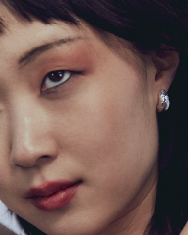 Cosmopolitan Hoops in Sterling Silver