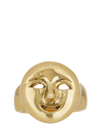 Archive Friend Ring in Brass