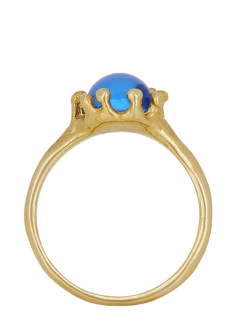 Archive Lush Ring in Brass - Blue