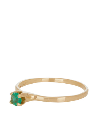 Archive Gold Plated Palace Ring - Emerald