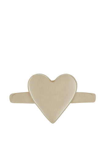 Archive Heart Ring in Sterling Silver