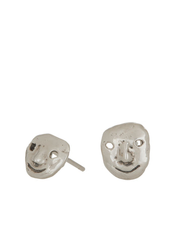 Archive Street Life Studs in Sterling Silver