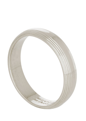 Archive Column Band 4.5mm in Sterling Silver