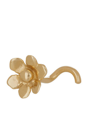 Archive Mini Daisy Nose Stud in 14k - Solid