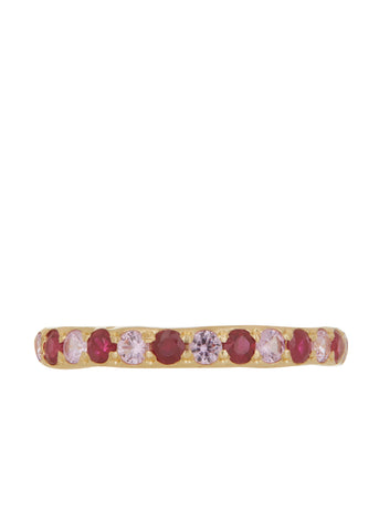 Archive Amador 3mm Pave - Ruby & Pink Sapphire