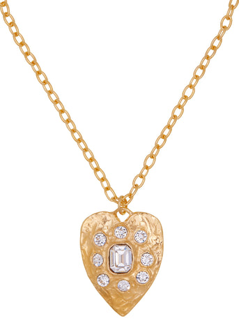 Archive Tropicana Necklace in Gold - Crystal