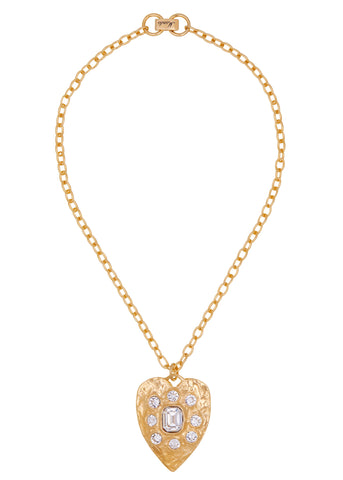 Archive Tropicana Necklace in Gold - Crystal