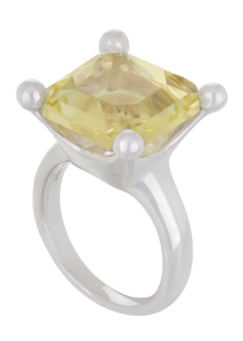 Archive Atomic Square Ring - Limoncello