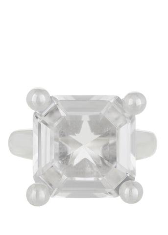 Archive Atomic Square Ring - Crystal