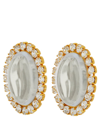 Archive Tinseltown Clip On Earrings - Crystal