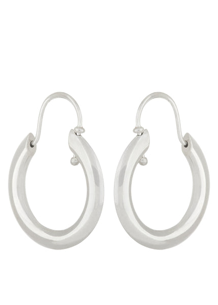 Swivel Hoops in Silver – Mondo Mondo